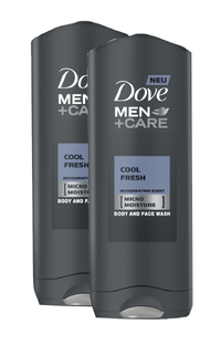 Dove Men+Care Cool Fresh Douchegel Duo 2x400ML