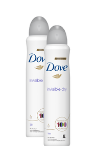 Dove Invisible Dry Deodorant spray Duo 2x250ML