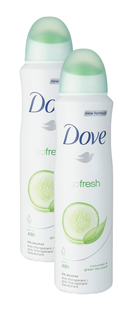 Dove Deospray Go Fresh Touch 250ml Duo 2x250ML  Dove Deospray Go Fresh Touch 250ml Duo 2x250ML