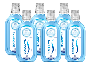 Sensodyne Mondwater Cool Mint Multiverpakking 6x500ML Sensodyne Mondwater Cool Mint Multiverpakking 6x500ML