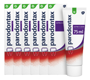 De Online Drogist Parodontax Ultra Clean Tandpasta - Voordeelverpakking 6x75ML aanbieding