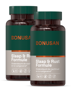 Bonusan Slaap & Rust Formule Capsules 2x60ST Bonusan Slaap & Rust Formule Capsules 2x60ST