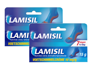 Lamisil Voetschimmelcrème - duoverpakking 2x15GR