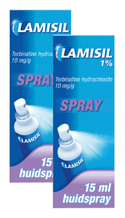 Lamisil Voetschimmelspray - duoverpakking 2x15ML