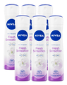 Nivea Fresh Sensation Anti-Transpirant Spray Voordeelverpakking 6x150ML