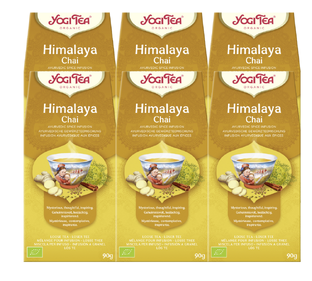 De Online Drogist Yogi Tea Himalaya Chai Voordeelverpakking 6x90GR aanbieding
