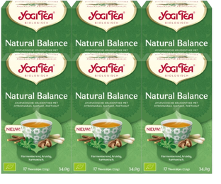 Yogi Tea Natural Balance Voordeelverpakking 6x17ST Yogi Tea Natural Balance Voordeelverpakking 6x17ST