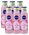 Nivea Fresh Blends Framboos Douchegel Voordeelverpakking 6x300ML