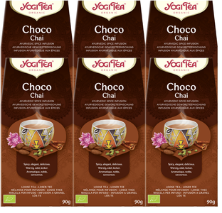 De Online Drogist Yogi Tea Choco Chai Voordeelverpakking 6x90GR aanbieding