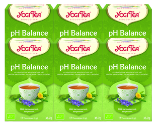 De Online Drogist Yogi Tea pH Balance Voordeelverpakking 6x17ST aanbieding