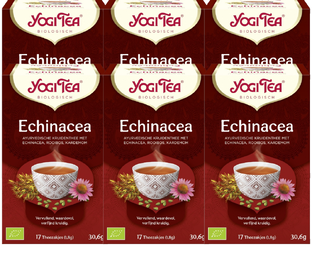 De Online Drogist Yogi Tea Echinacea Voordeelverpakking 6x17ST aanbieding