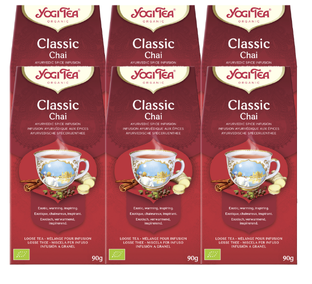 De Online Drogist Yogi Tea Classic Chai Voordeelverpakking 6x90GR aanbieding