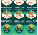 Yogi Tea Licorice Mint Voordeelverpakking 6x17ST Yogi Tea Licorice Mint Voordeelverpakking 6x17ST