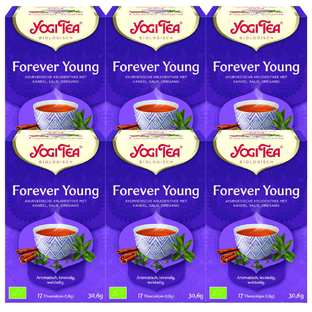 De Online Drogist Yogi Tea Forever Young Voordeelverpakking 6x17ST aanbieding