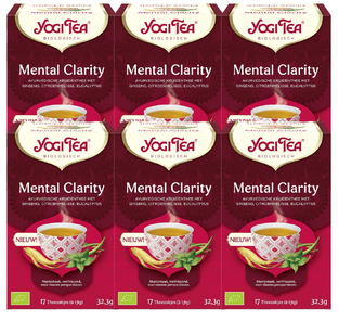 Yogi Tea Mental Clarity Voordeelverpakking 6x17ST