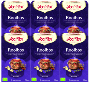 Yogi Tea Rooibos Voordeelverpakking 6x17ST