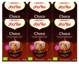 De Online Drogist Yogi Tea Choco Voordeelverpakking 6x17ST aanbieding