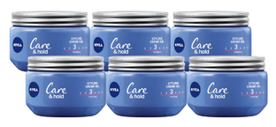 Nivea Care & Hold Styling Creme Gel Voordeelverpakking 6x150ML Nivea Care & Hold Styling Creme Gel Voordeelverpakking 6x150ML