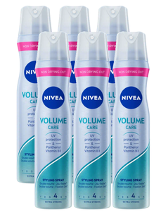 De Online Drogist Nivea Volume Care Styling Spray Voordeelverpakking 6x250ML aanbieding