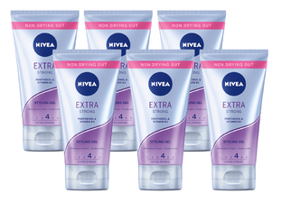 Nivea Extra Strong Styling Gel Voordeelverpakking 6x150ML Nivea Extra Strong Styling Gel Voordeelverpakking 6x150ML