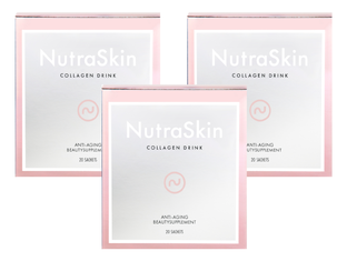 NutraSkin Drinkbaar Collageen Sachets Voordeelverpakking 3x20ST NutraSkin Drinkbaar Collageen Sachets Voordeelverpakking 3x20ST