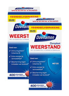 De Online Drogist Davitamon Compleet Weerstand Dragees Multiverpakking 2x400ST aanbieding