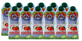 Cool Bear Vruchtensiroop Aardbei en Appel 12x750ML Cool Bear Vruchtensiroop Aardbei en Appel 12x750ML