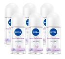 Nivea Fresh Sensation Antbacterial Deoroller Multiverpakking 6x50ML Nivea Fresh Sensation Antbacterial Deoroller Multiverpakking 6x50ML