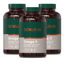 Bonusan Omega-3 Softgels Multiverpakking 3x180SG