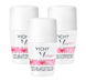 Vichy Deo Roller Beauty Anti-Transpirant 48h Multiverpakking 3x50ML 