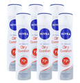 Nivea Dry Comfort Deodorant Spray Multiverpakking 6x150ML Nivea Dry Comfort Deodorant Spray Multiverpakking 6x150ML