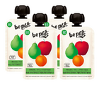 Be Plus Knijpfruit Apple Pear & Apricot Multiverpakking 4x100GR Be Plus Knijpfruit Apple Pear & Apricot Multiverpakking 4x100GR