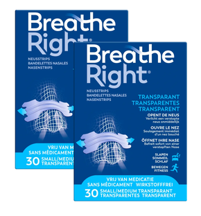 Breathe Right Neusstrips Sensitive - Small/Medium 2x30ST  Breathe Right Neusstrips Sensitive - Small/Medium 2x30ST