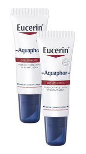 Eucerin Aquaphor SOS Lip Balm Duoverpakking 2x10ML Eucerin Aquaphor SOS Lip Balm Duoverpakking 2x10ML