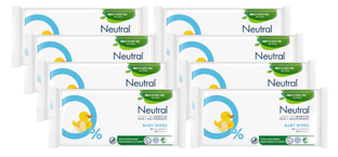 Neutral 0% Baby Wipes Multiverpakking 8x52ST Neutral 0% Baby Wipes Multiverpakking 8x52ST