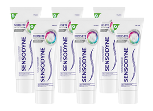 Sensodyne Complete Protection Advanced Whitening Tandpasta Multiverpakking 6x75ML Sensodyne Complete Protection Advanced Whitening Tandpasta Multiverpakking 6x75ML
