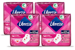 Libresse V-Protection Ultra Thin Normal Wings Maandverband Multiverpakking 4x14ST