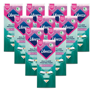 Libresse Extra Protection Normal Inlegkruisjes Multiverpakking 10x20ST 