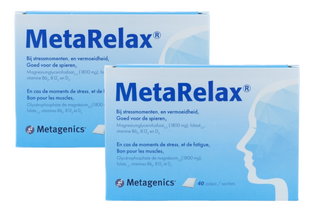 Metagenics MetaRelax Zakjes Duoverpakking 2x40ZK 