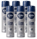 Nivea Men Silver Protect Anti-transpirant Spray Voordeelverpakking 6x150ML 