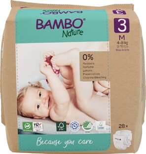 Bambo Nature Maat 3 Luiers M 28ST Bambo Nature Maat 3 Luiers M 28ST