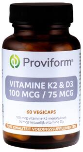 Proviform Vitamine K2 100 mcg & D3 75 mcg Capsules 60VCP