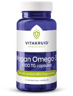 Vitakruid Vegan Omega-3 1000 TG Capsules 60SG