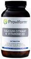 Proviform Calcium Citraat & Vitamine D3 Tabletten 120TB