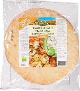 La Bio Idea Bloemkool Pizzabodem 300GR La Bio Idea Bloemkool Pizzabodem 300GR