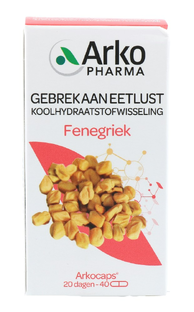 Arkocaps Fenegriek Capsules 40CP Arkocaps Fenegriek Capsules 40CP