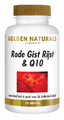 Golden Naturals Rode Gist & Q10 Tabletten 120VTB Golden Naturals Rode Gist & Q10 Tabletten 120VTB