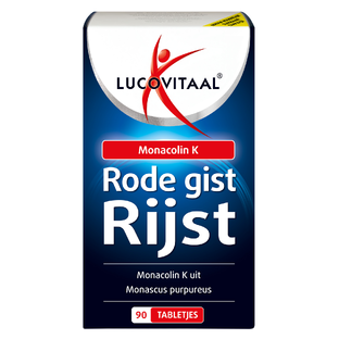 Lucovitaal Rode Gist Rijst Tabletten 90TB Lucovitaal Rode Gist Rijst Tabletten 90TB