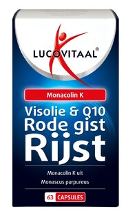 Lucovitaal Visolie & Q10 Rode Gist Rijst Capsules 63CP Lucovitaal Visolie & Q10 Rode Gist Rijst Capsules 63CP