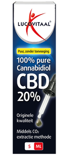 Lucovitaal 100% Pure Cannabidiol 20% CBD Olie 5ML Lucovitaal 100% Pure Cannabidiol 20% CBD Olie 5ML